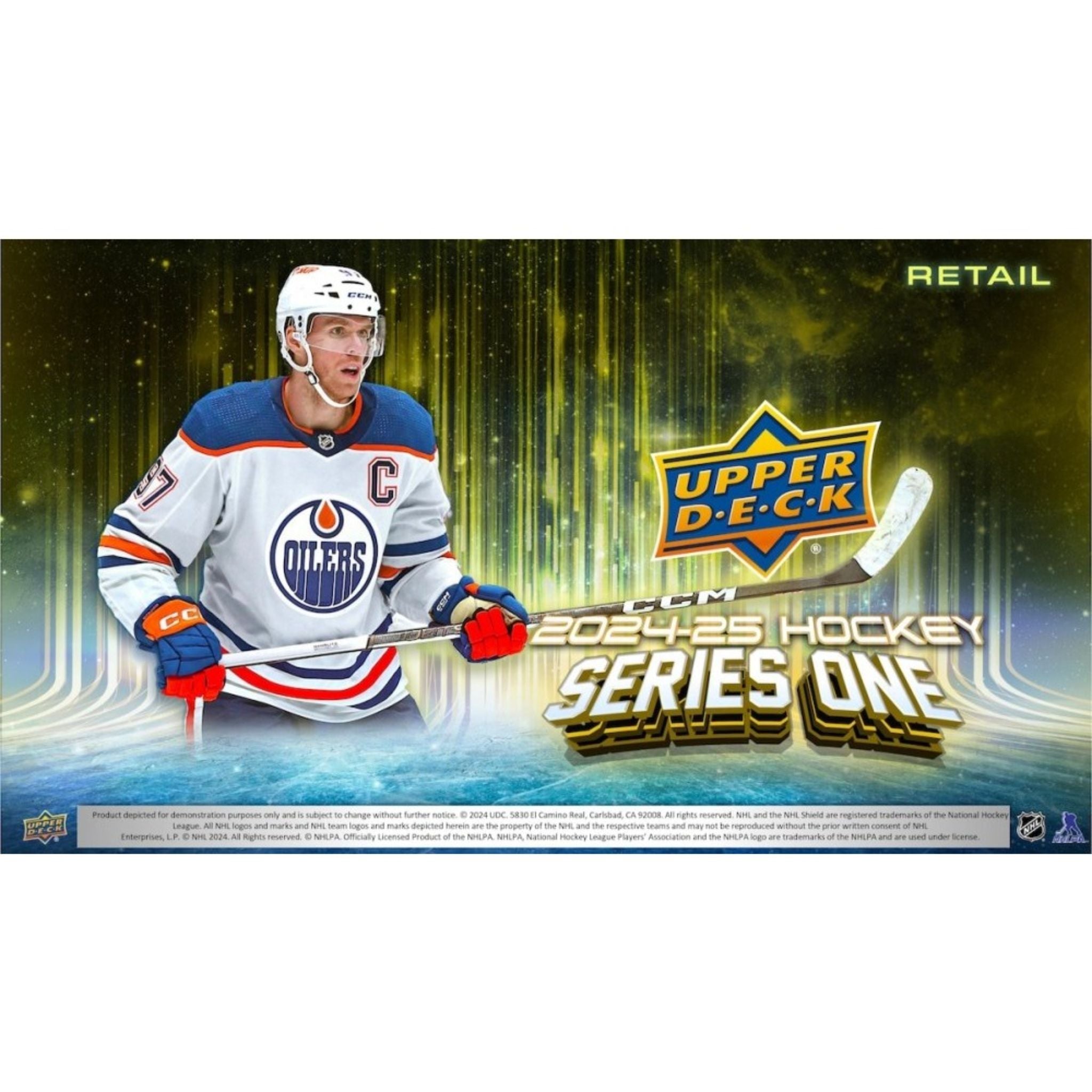 2024/25 Upper Deck Series 1 Hockey Gravity Feed Pack
