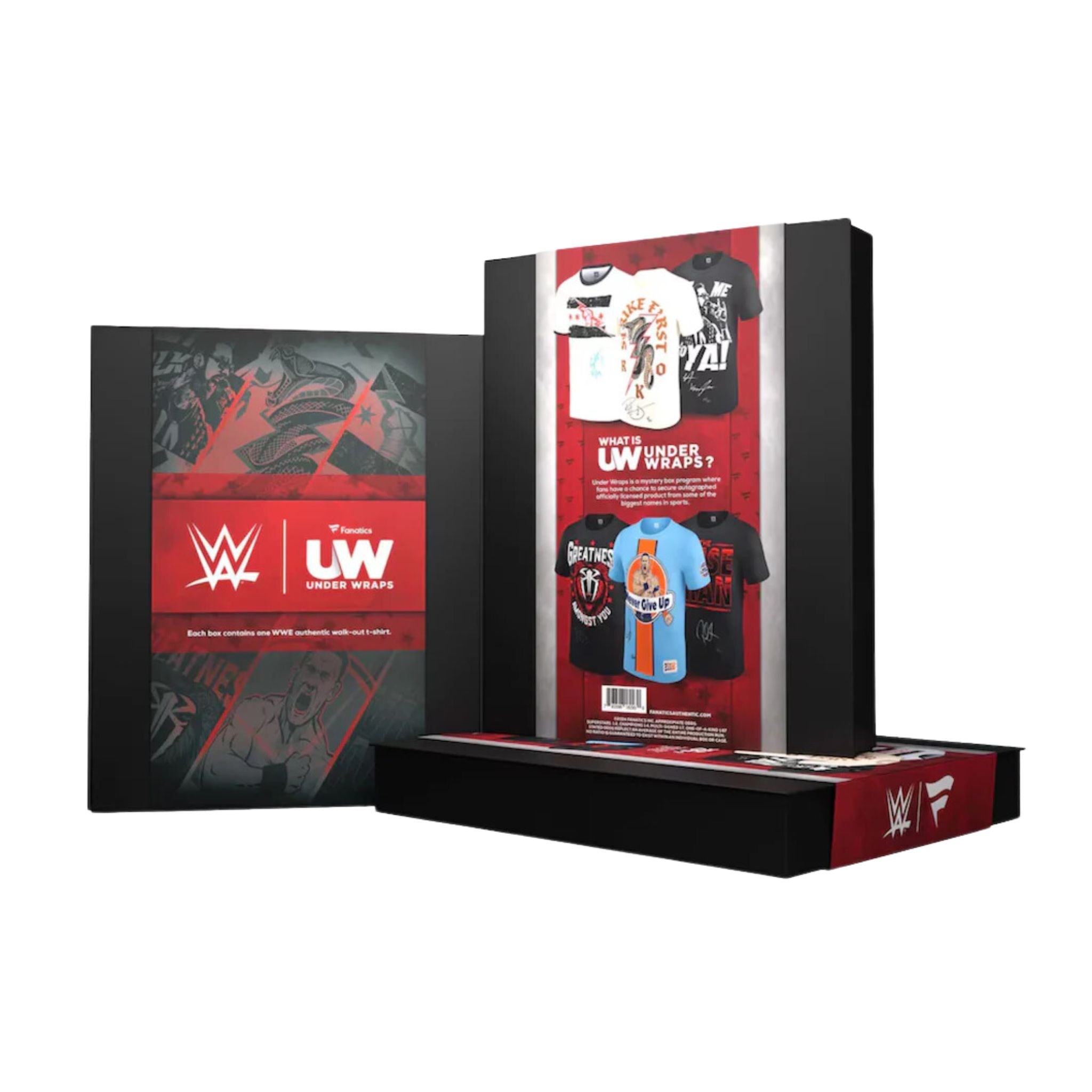 2024 Under Wraps Autographed WWE Authentic Walk-Out T-Shirt Box