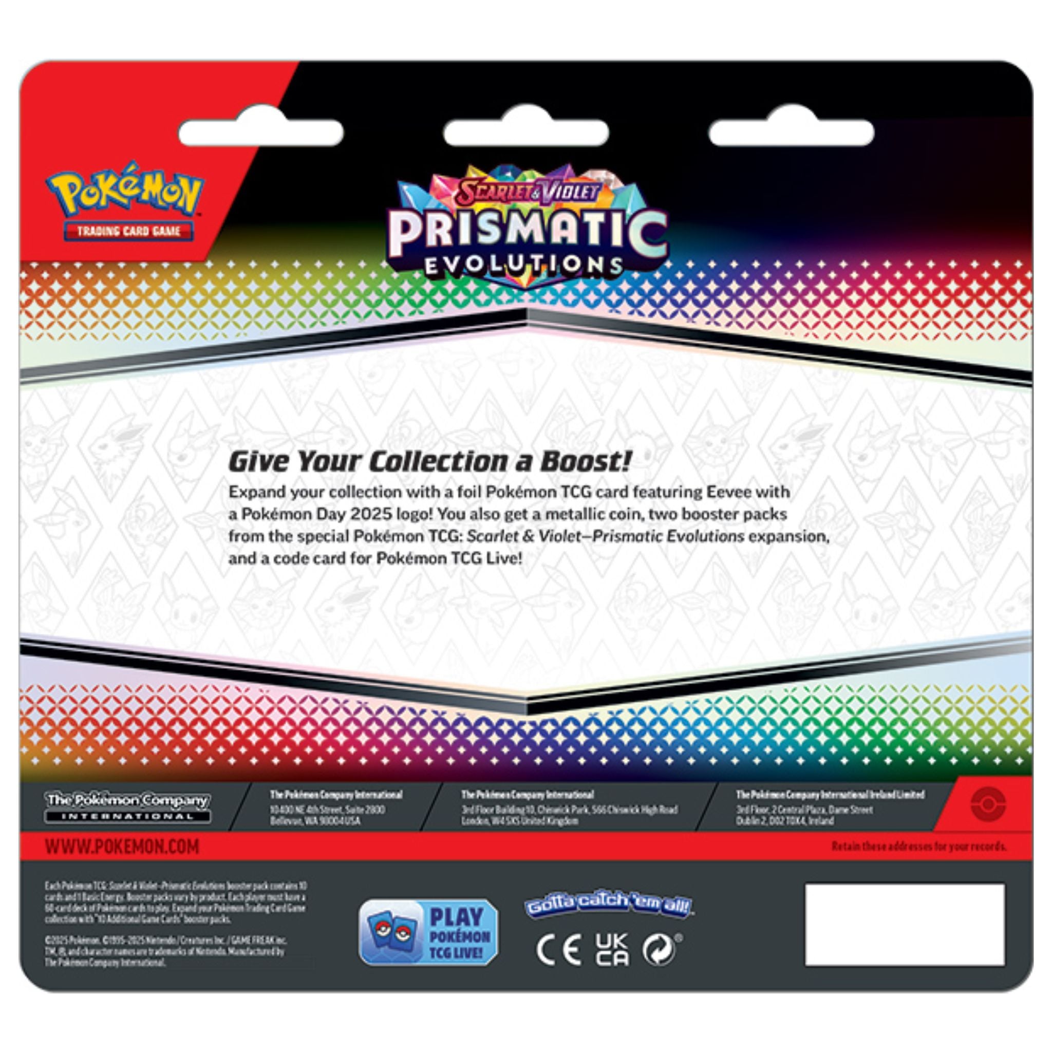 Pokemon Scarlet & Violet Prismatic Evolutions 2-Pack Blister
