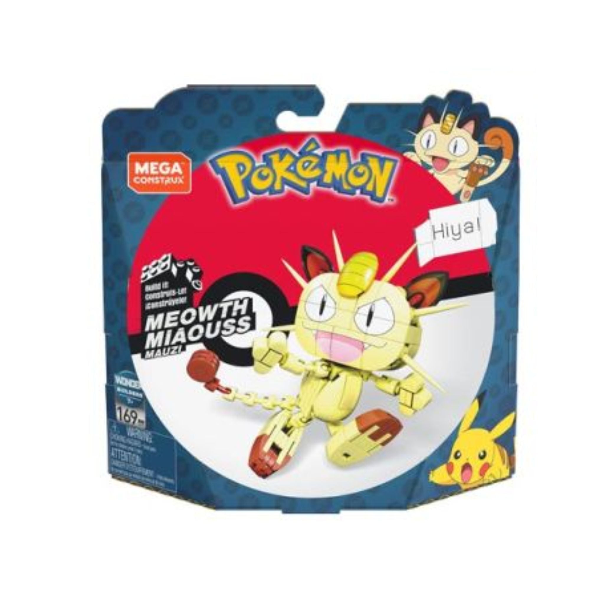 Mattel Mega Construx Pokemon Medium Meowth