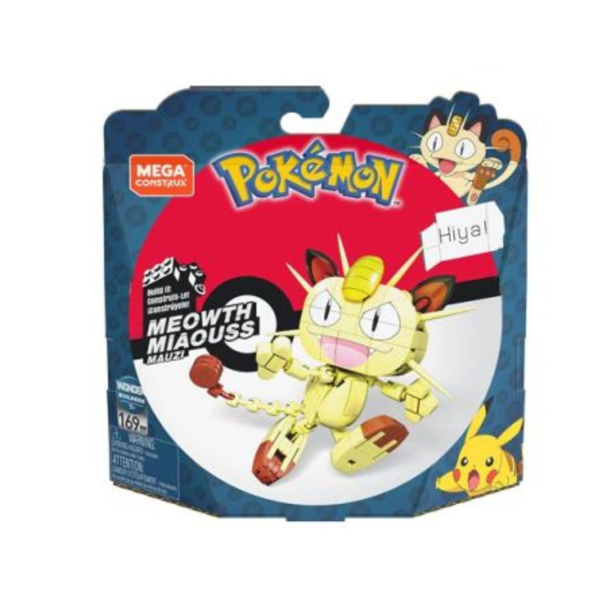 Mattel Mega Construx Pokemon Medium Meowth