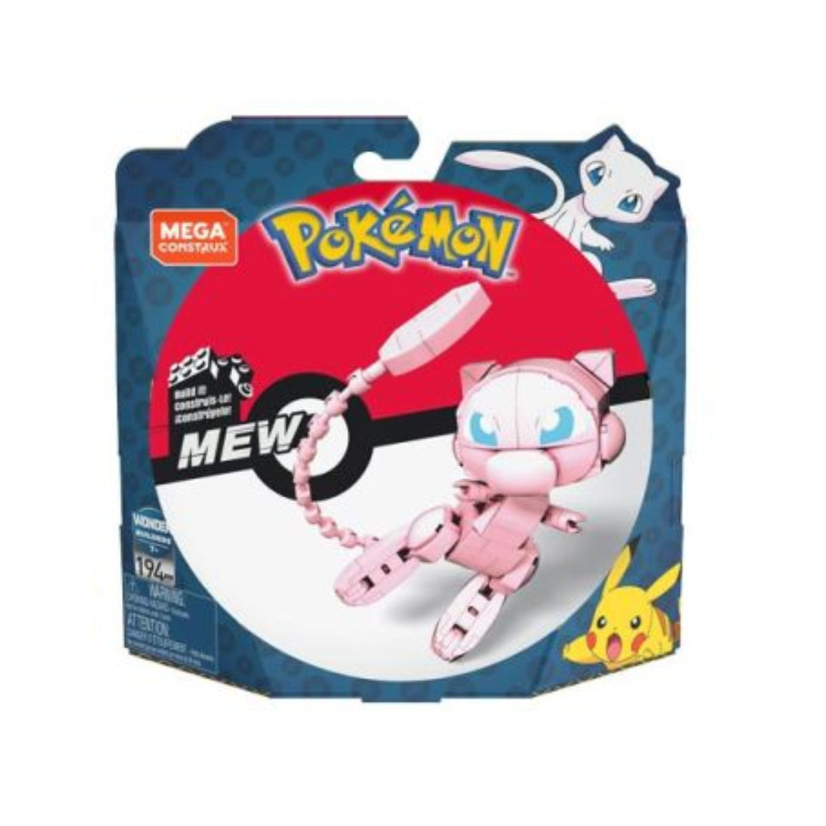 Mattel Mega Construx Pokemon Medium Mew