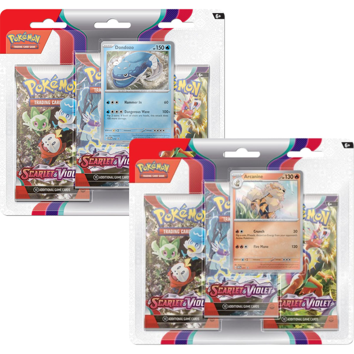 Pokemon Scarlet & Violet Base Set 3 Booster Blister Pack