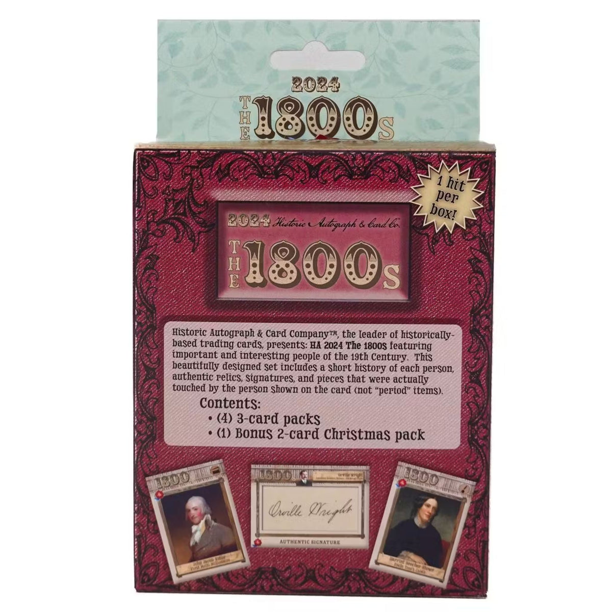 2024 Historic Autographs The 1800's Hobby Box