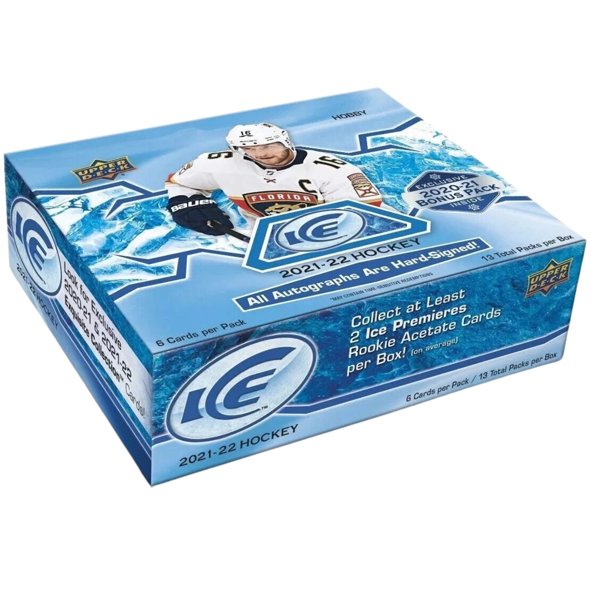 2021/22 Upper Deck Ice Hockey Hobby Box