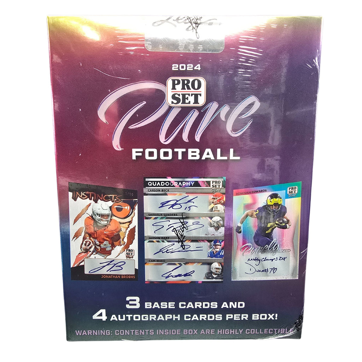 2024 Leaf Pro Set Pure Football Hobby Box