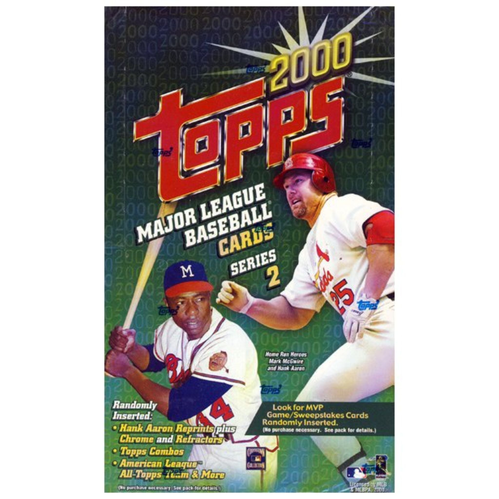 2000 Topps Series 2 Baseball Hobby Box