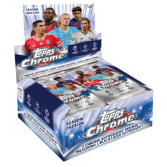 2023/24 Topps Chrome UEFA Club Competitions Soccer Jumbo Box