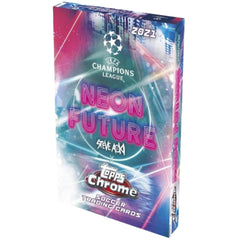 2020/21 Topps Chrome UEFA Champions League Steve Aoki X Neon Futures Soccer Hobby Box