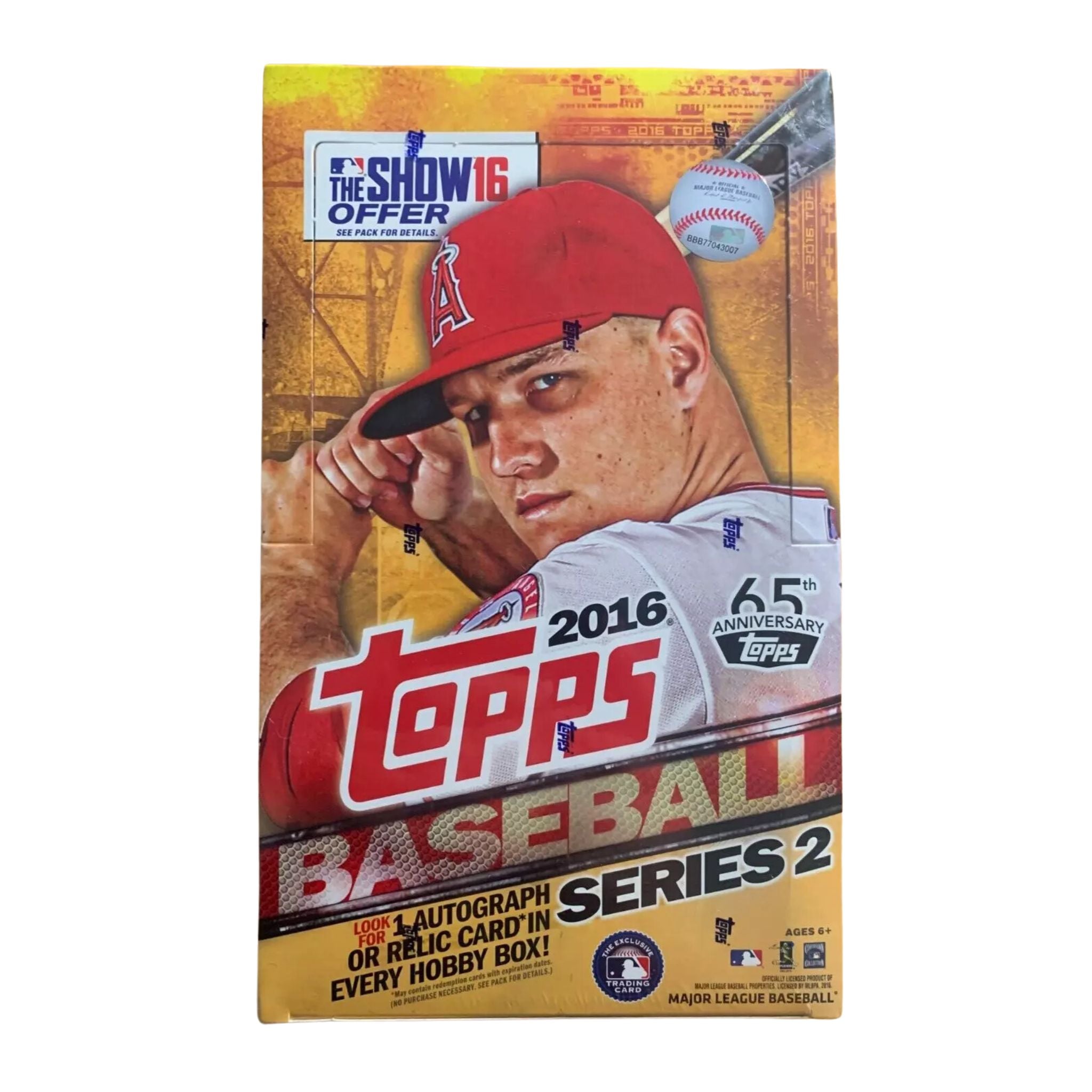 2016 Topps Series 2 Baseball Hobby Box