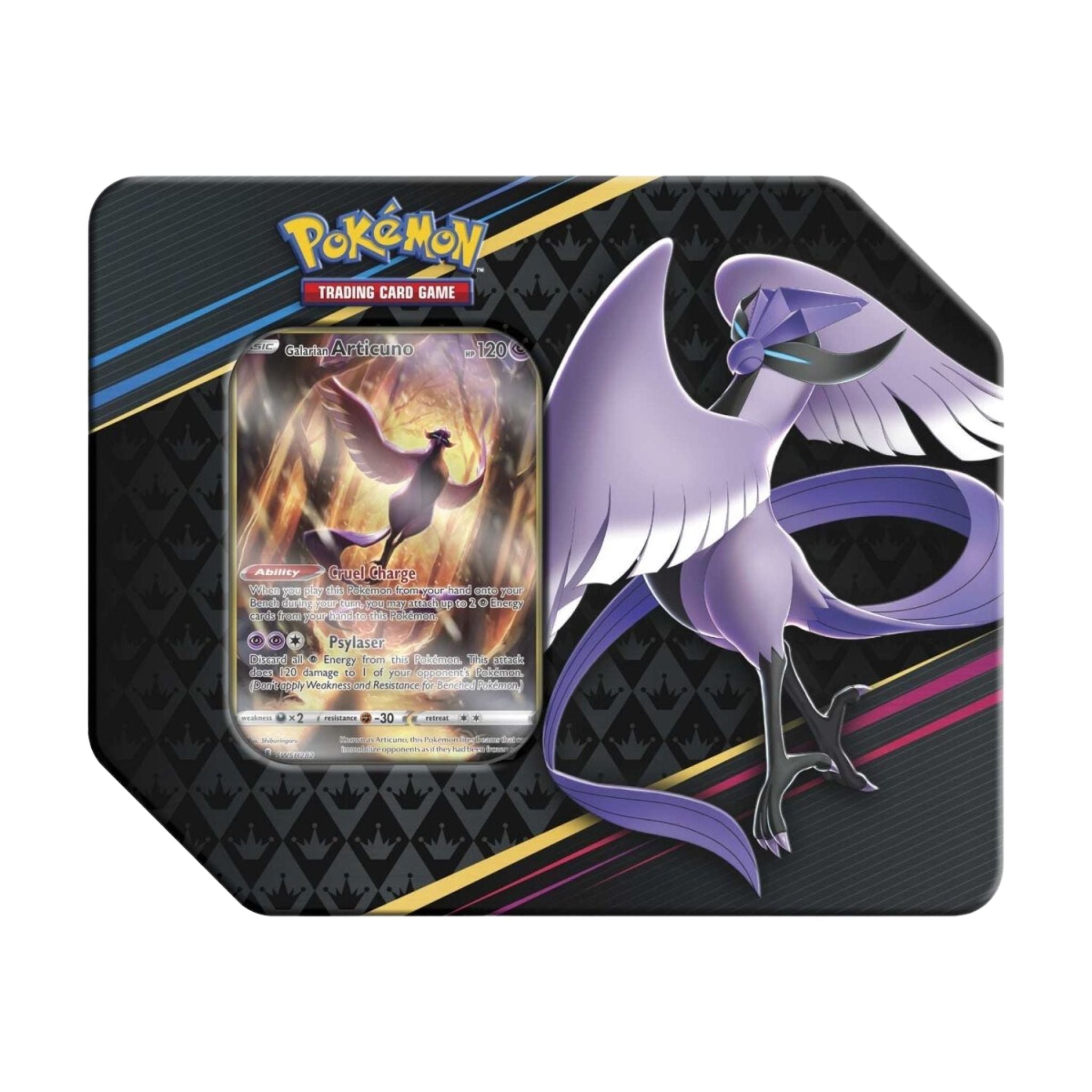 Pokemon Sword & Shield Crown Zenith Tin (Galarian Articuno)