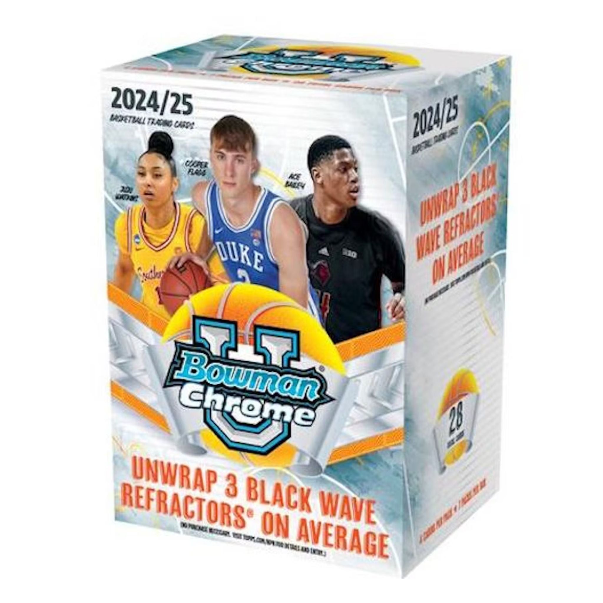 2024/25 Bowman Chrome University Basketball Blaster Box
