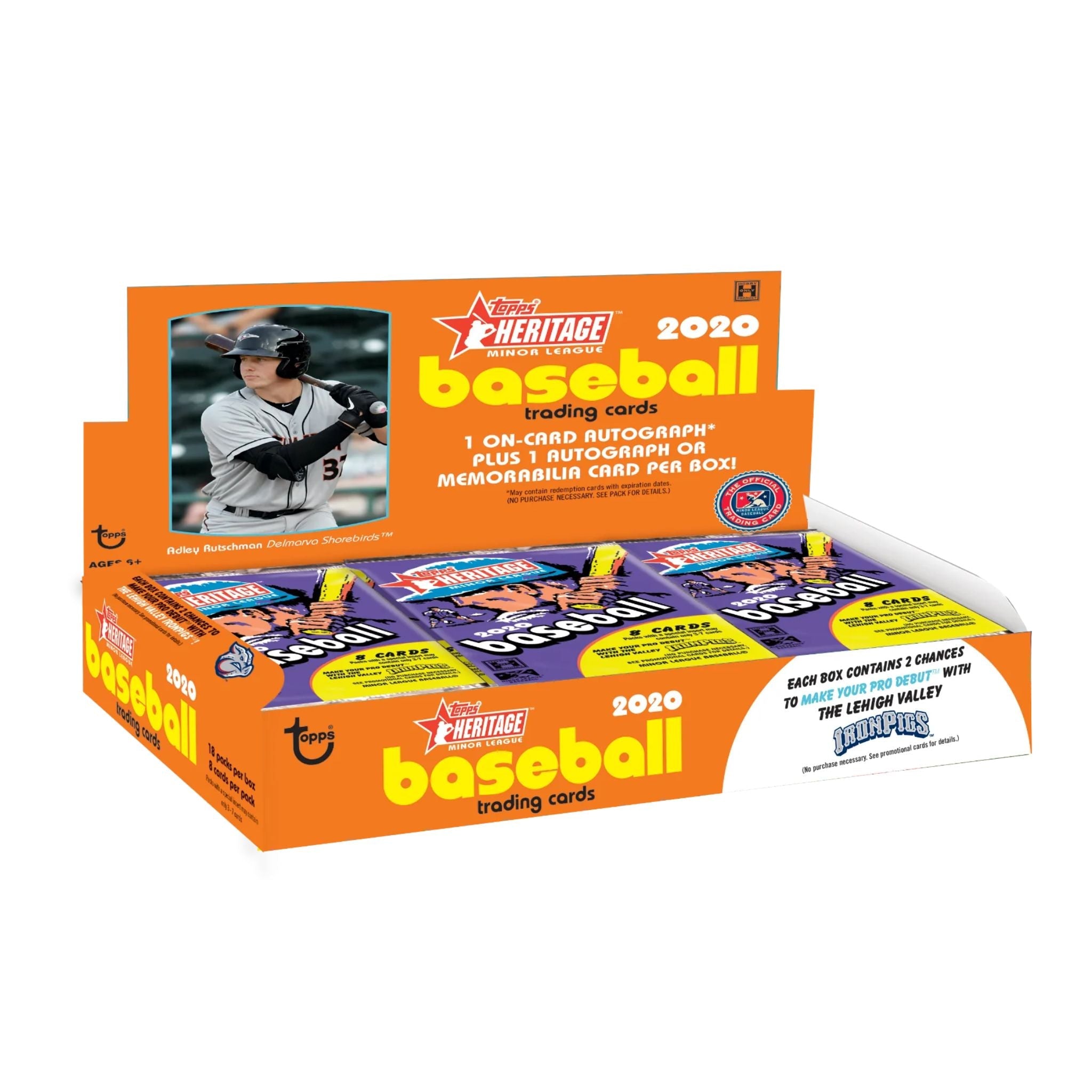 2020 Topps Heritage Minor League Baseball Hobby Box
