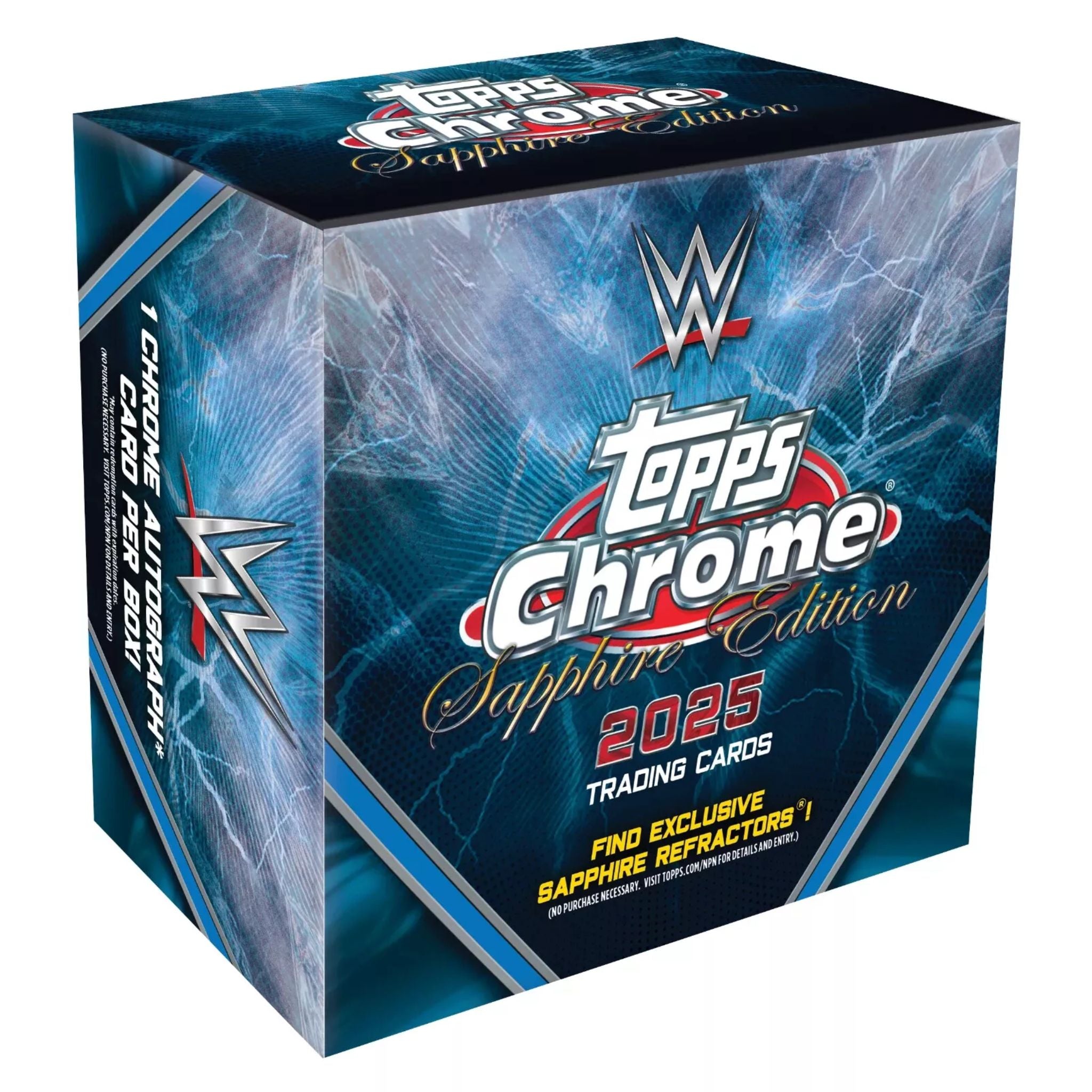 2025 Topps Chrome Sapphire WWE Wrestling Box