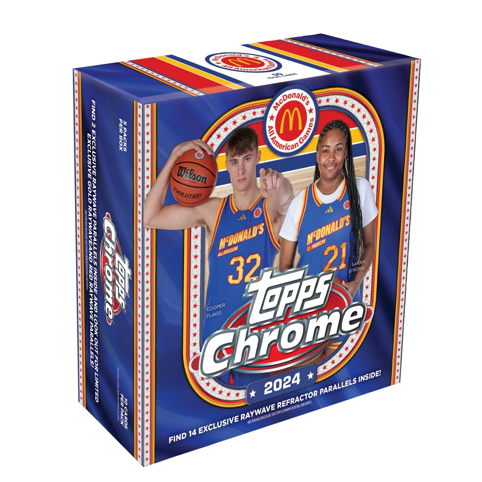 2024 Topps Chrome McDonald's All-American Basketball Mega Box