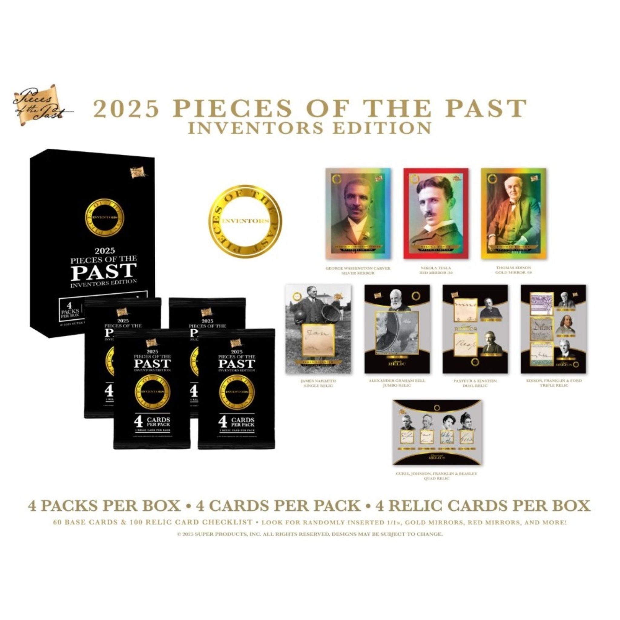2025 Super Break Pieces of the Past Inventors Edition Hobby Box