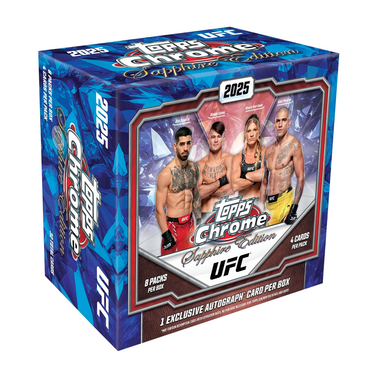 2025 Topps Chrome UFC Sapphire Edition Box