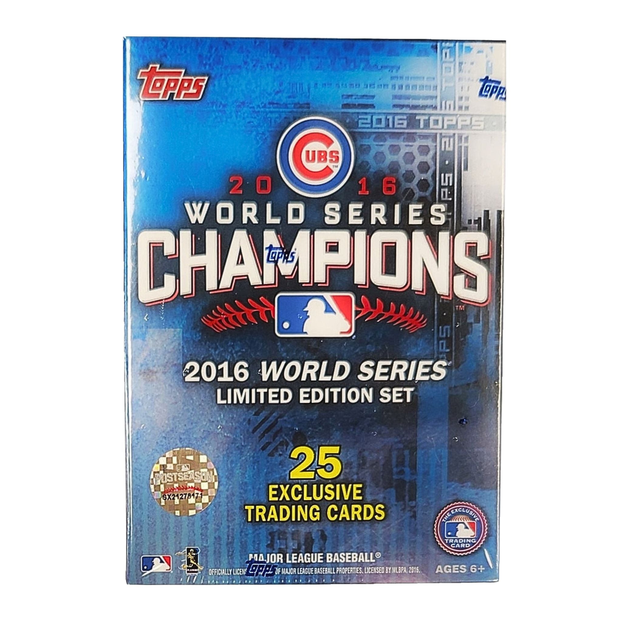 2016 Topps Baseball Chicago Cubs World Series Champions Blaster Box
