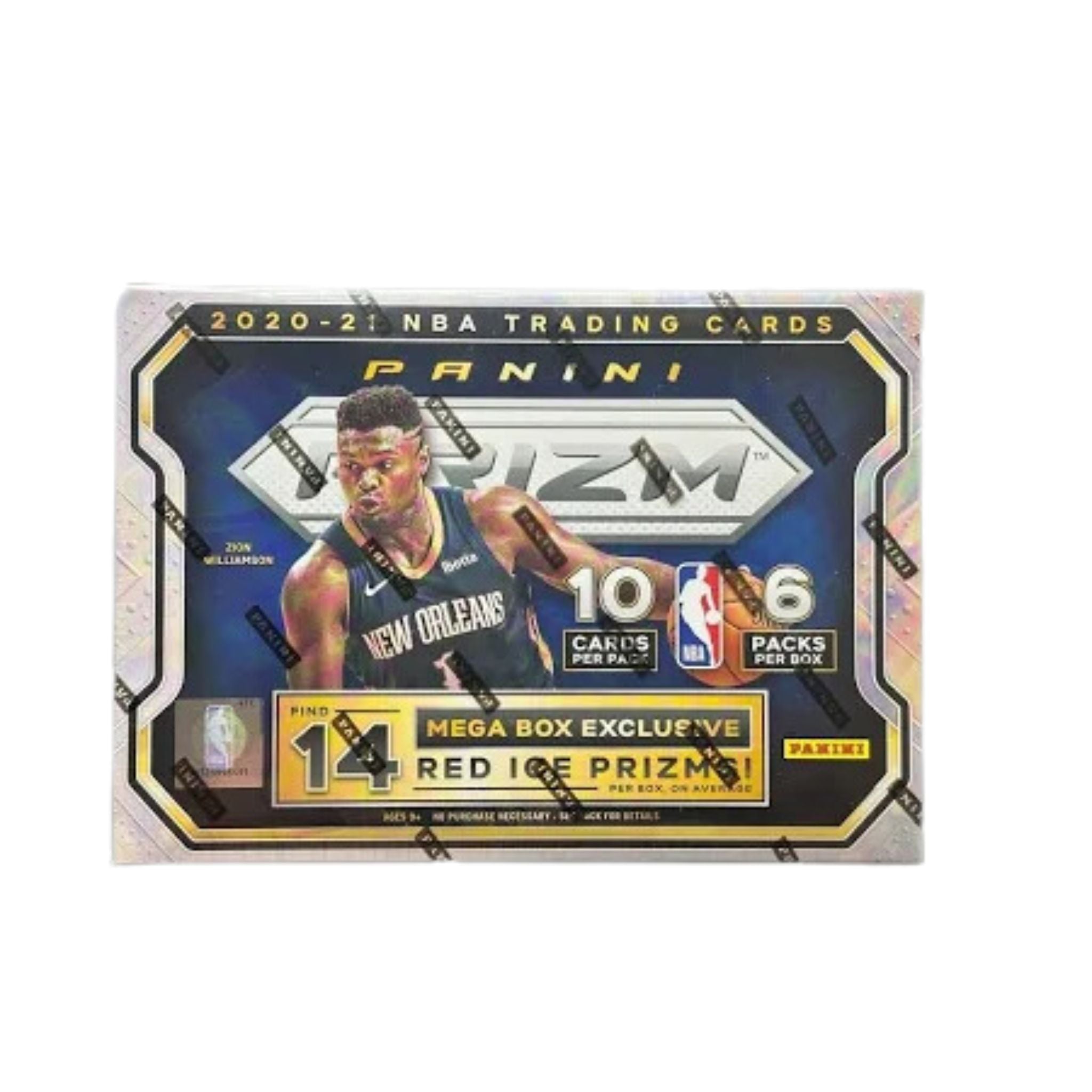 2020/21 Panini Prizm Basketball Red Ice Mega Box