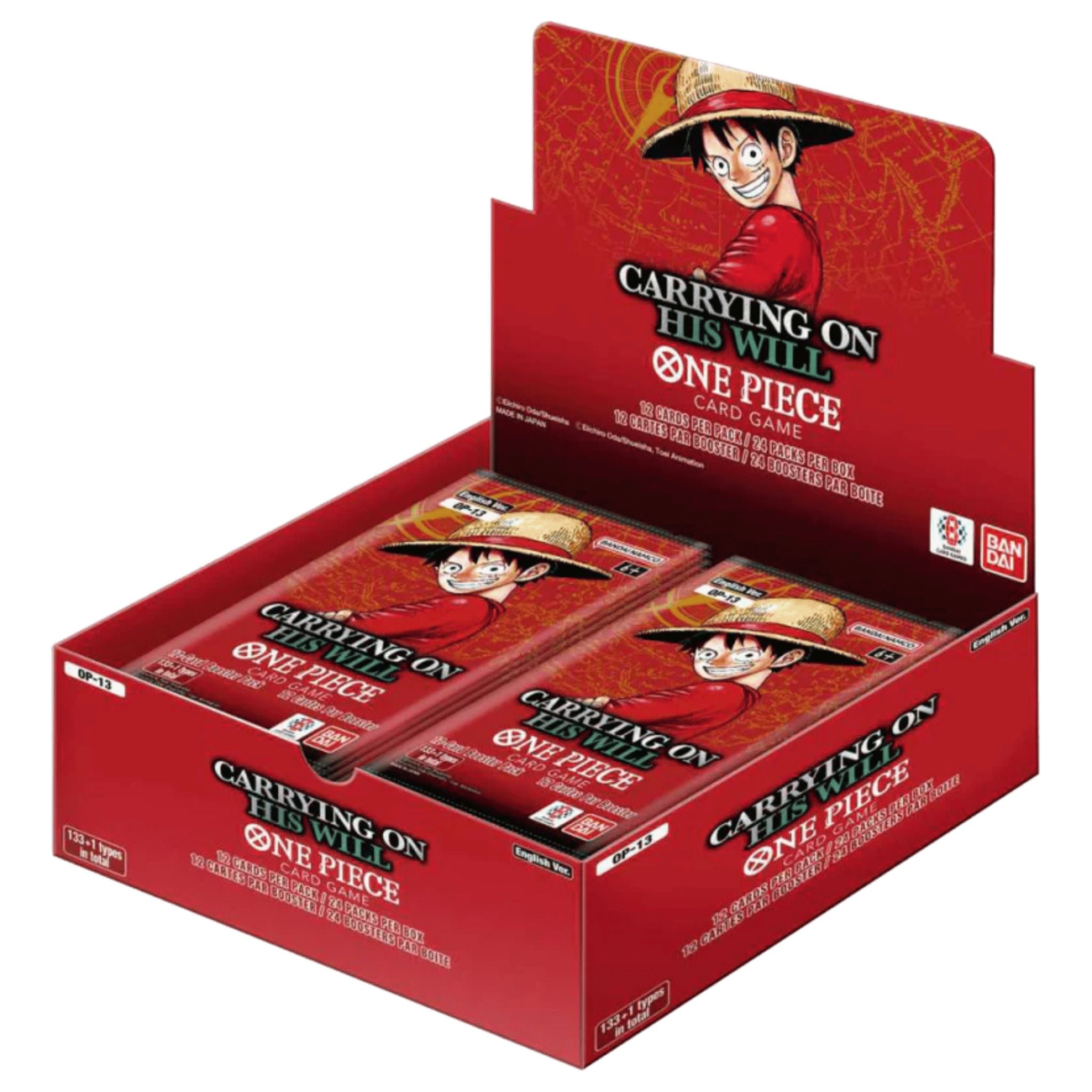 One Piece Carrying On His Will Booster Box