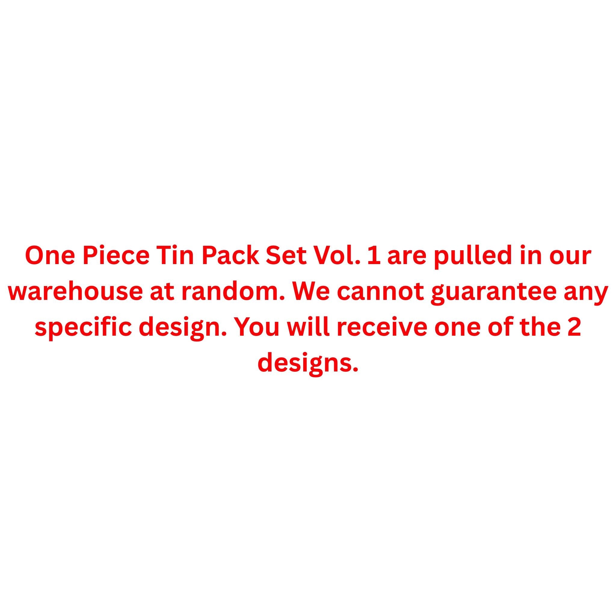 One Piece Tin Pack Set Vol. 1