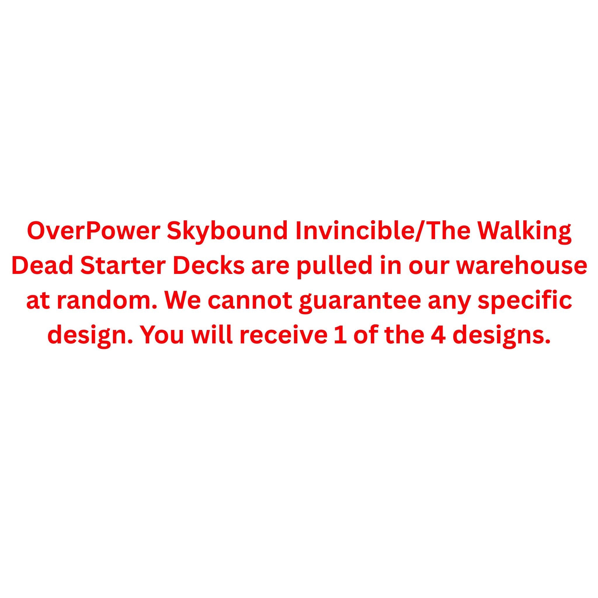 OverPower Skybound Invincible/The Walking Dead Starter Deck
