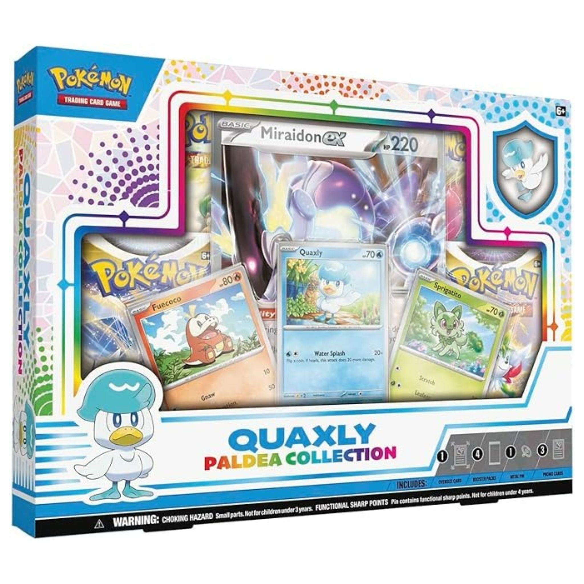 Pokemon Paldea Collection Quaxly / Miraidon Ex