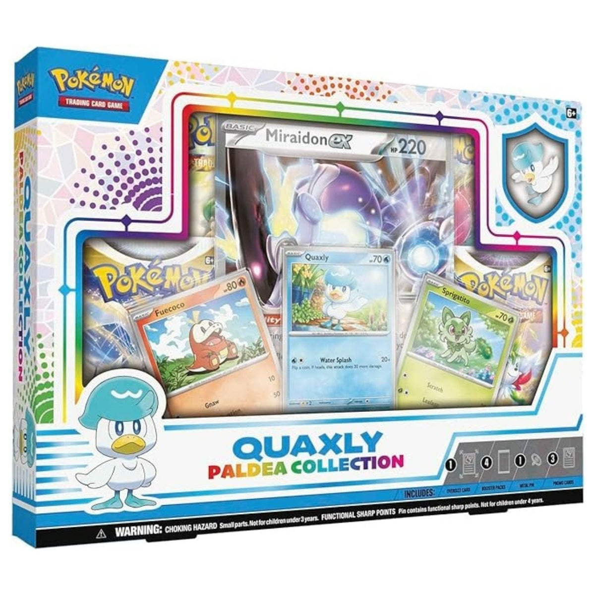 Pokemon Paldea Collection Quaxly / Miraidon Ex