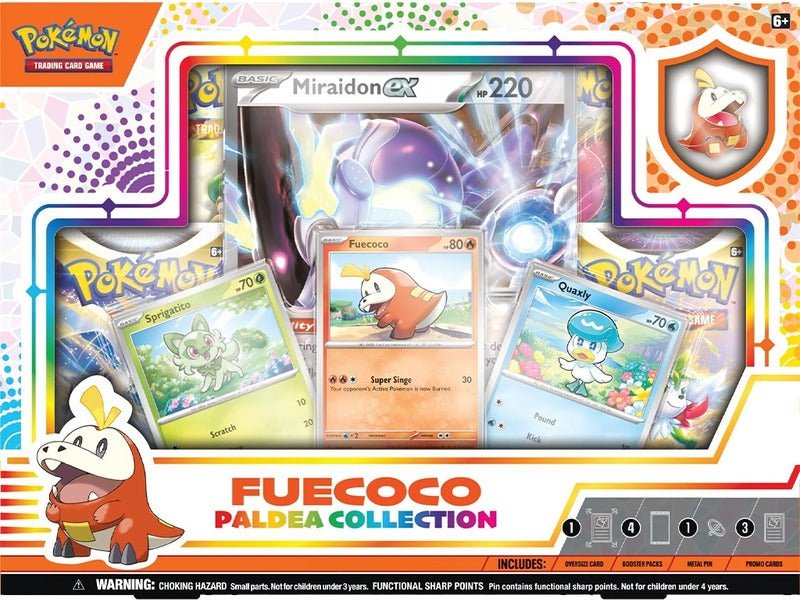 Pokemon Paldea Collection Fuecoco / Miraidon Ex