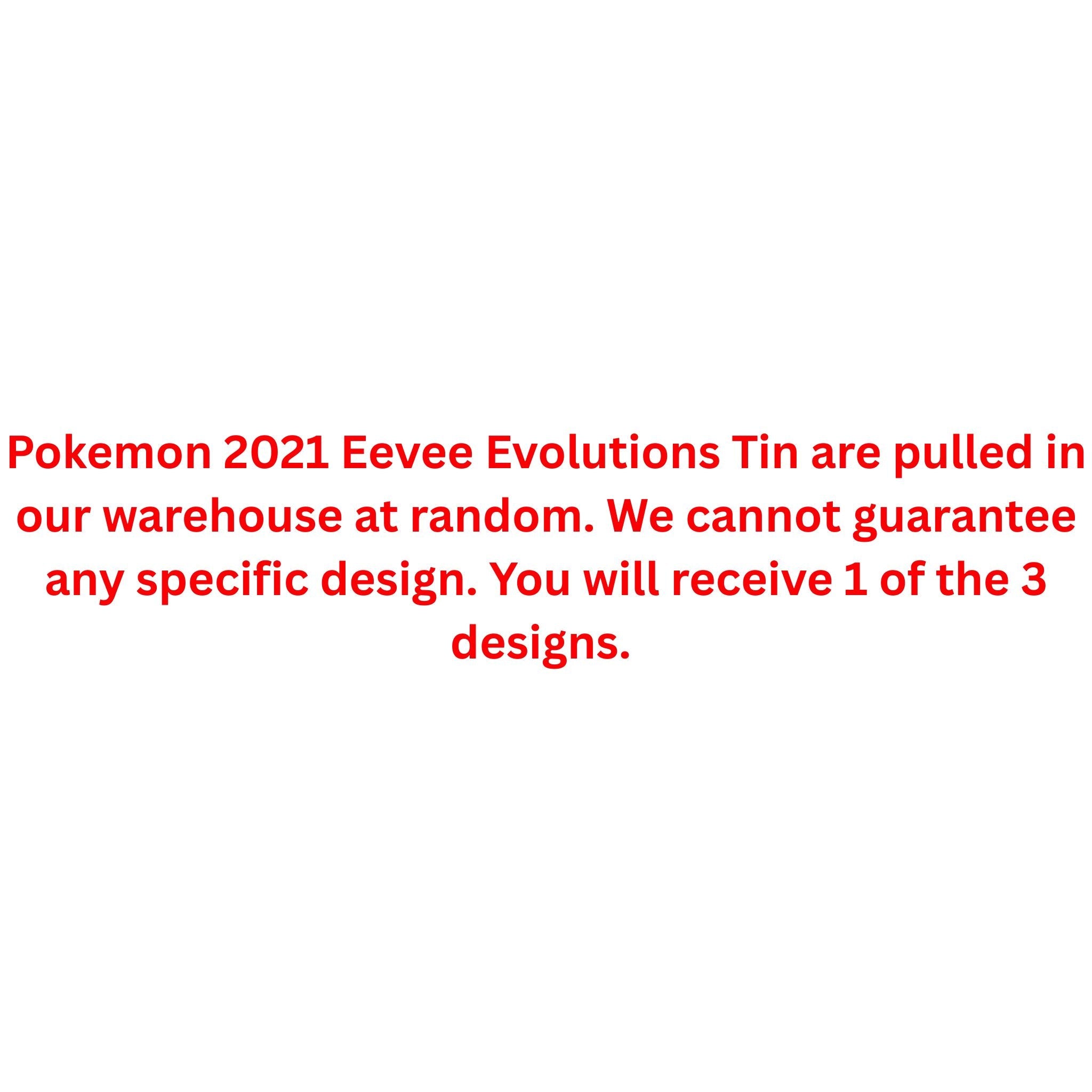 Pokemon Eevee Evolutions Tin