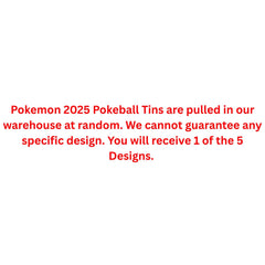 Pokemon 2025 Pokeball Tin