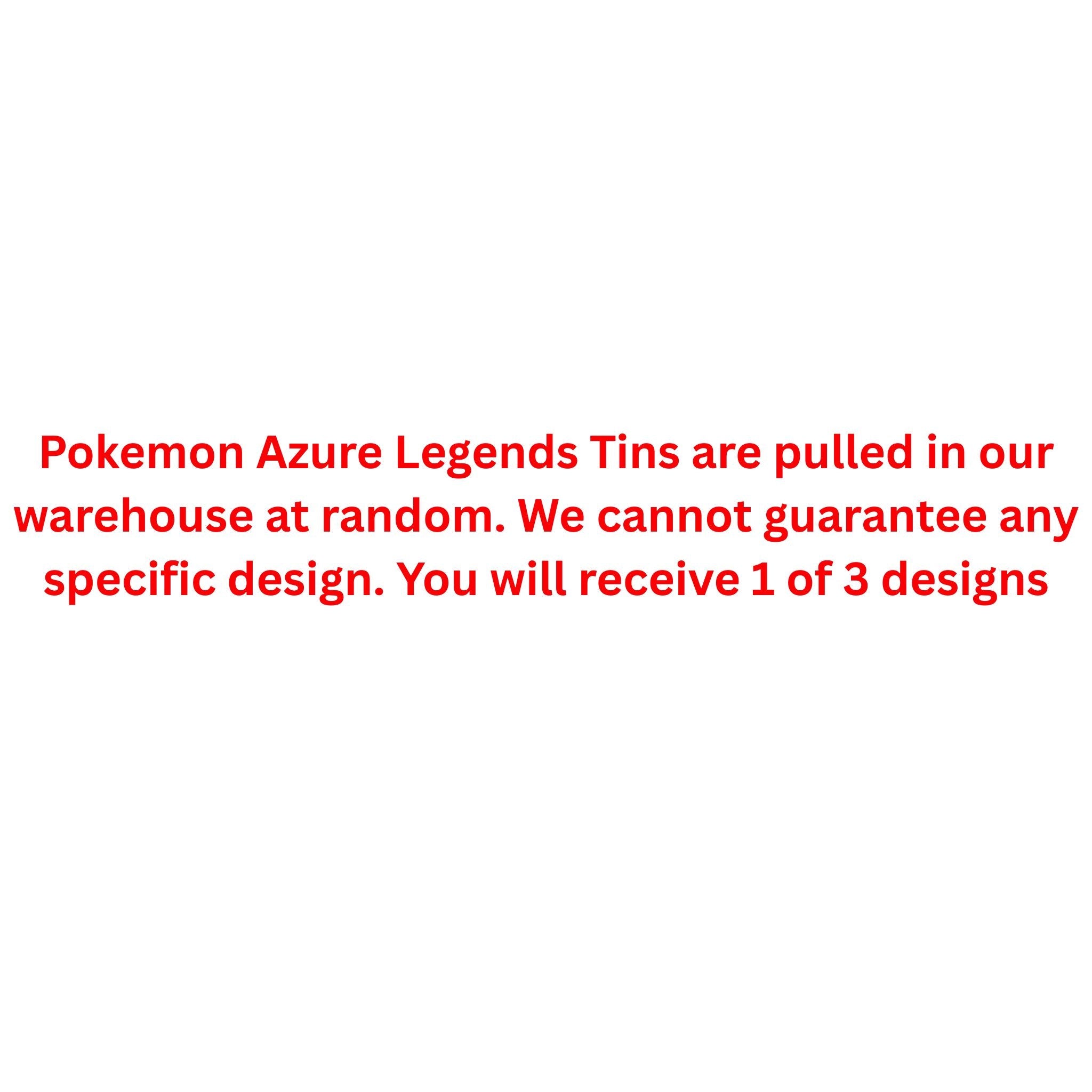 Pokemon Azure Legends Tin