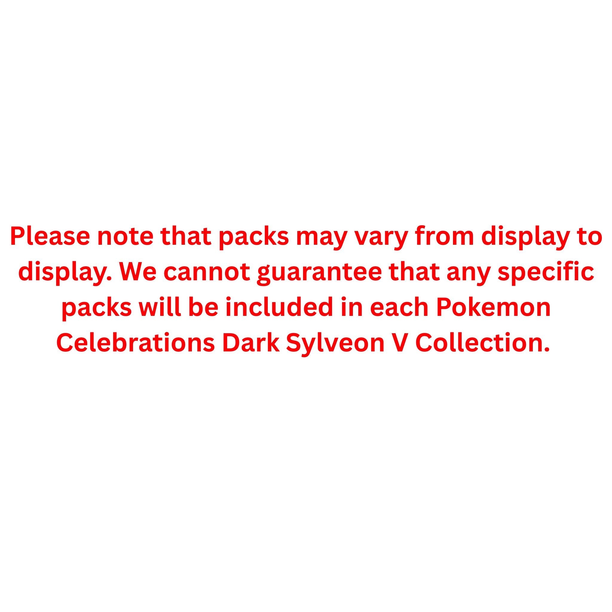 Pokemon Celebrations Dark Sylveon V Collection