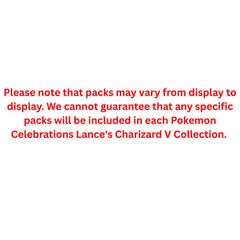 Pokemon Celebrations Lance's Charizard V Collection