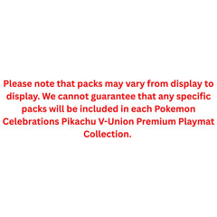 Pokemon Celebrations Pikachu V-Union Premium Playmat Collection