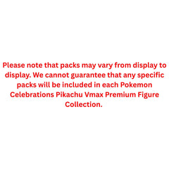 Pokemon Celebrations Pikachu Vmax Premium Figure Collection