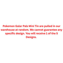 Pokemon Galar Pals Mini Tin