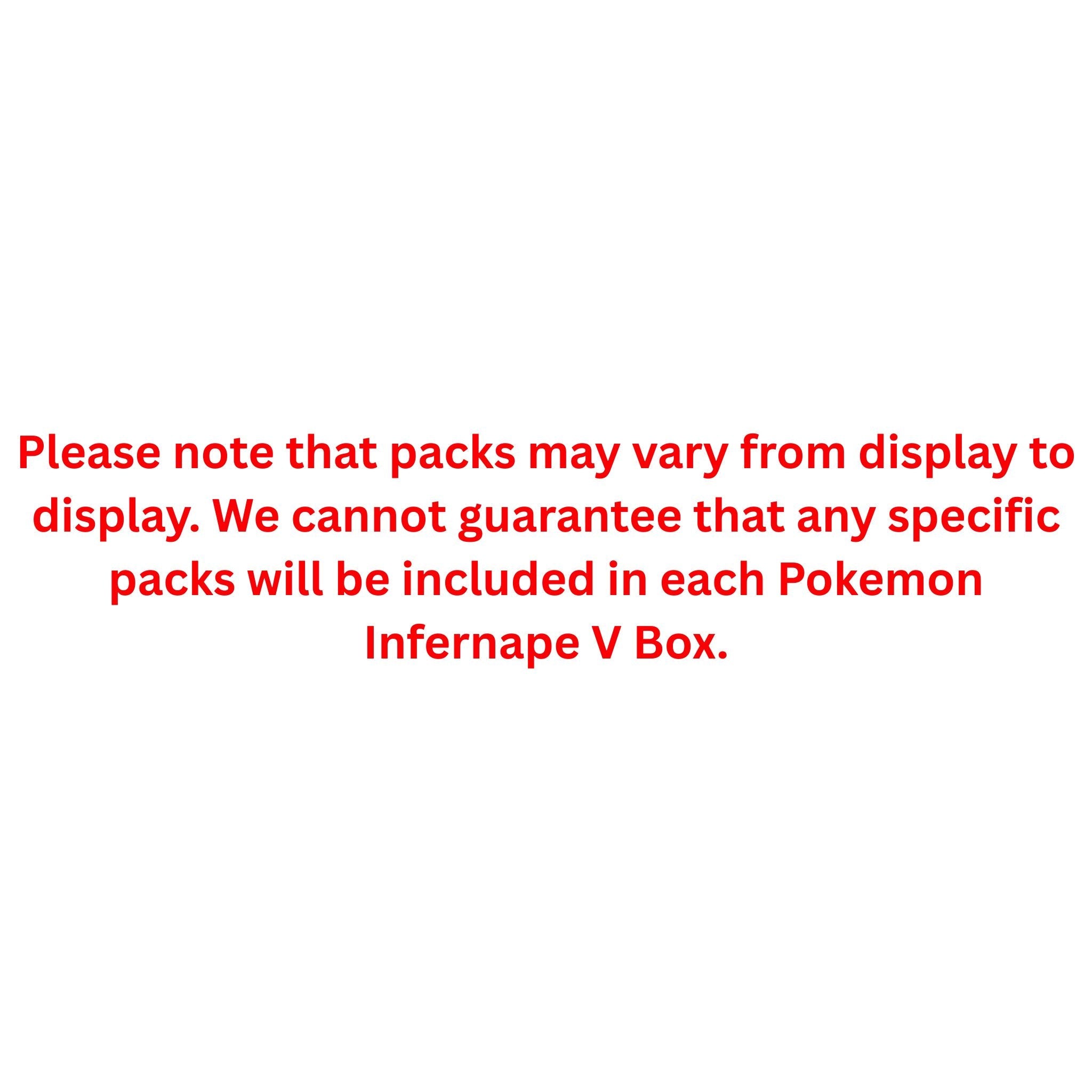 Pokemon Infernape V Box