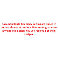 Pokemon Kanto Friends Mini Tin