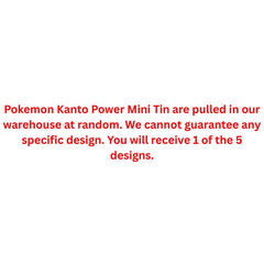 Pokemon Kanto Power Mini Tin