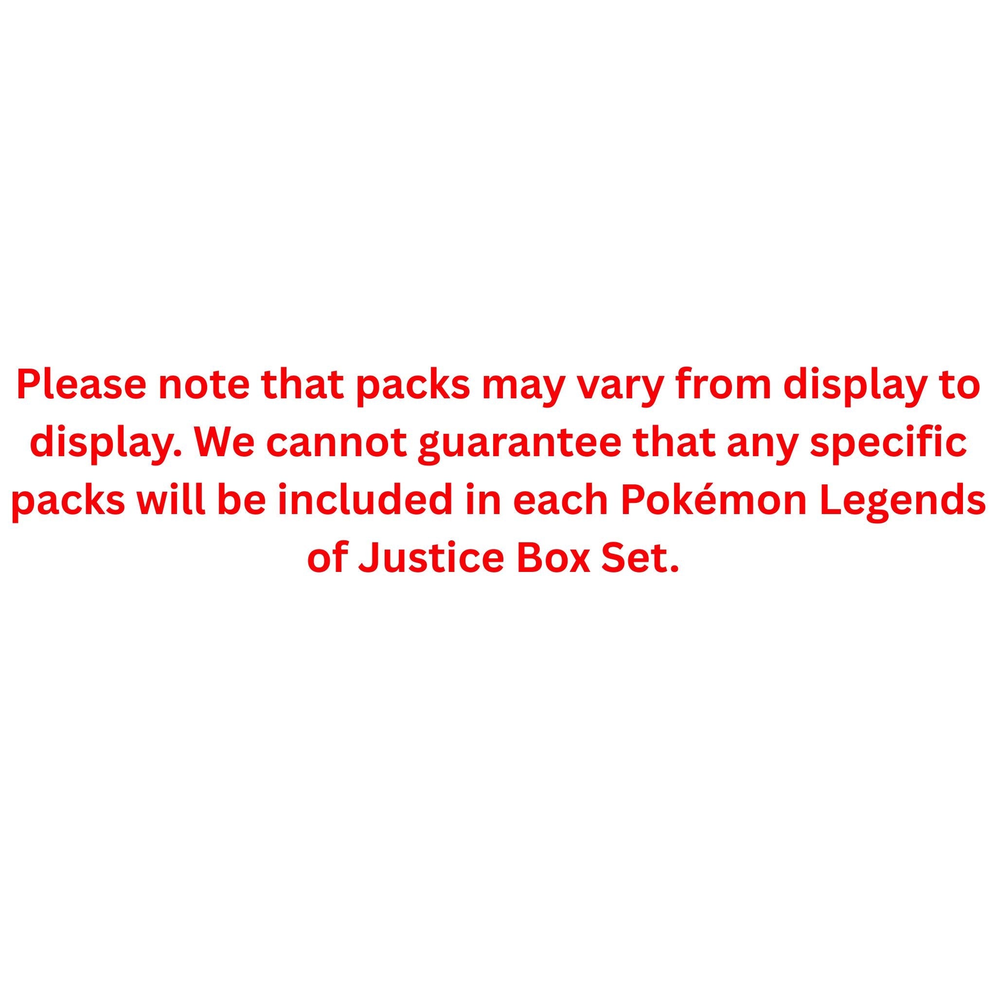 Pokemon Legends of Justice Box Set