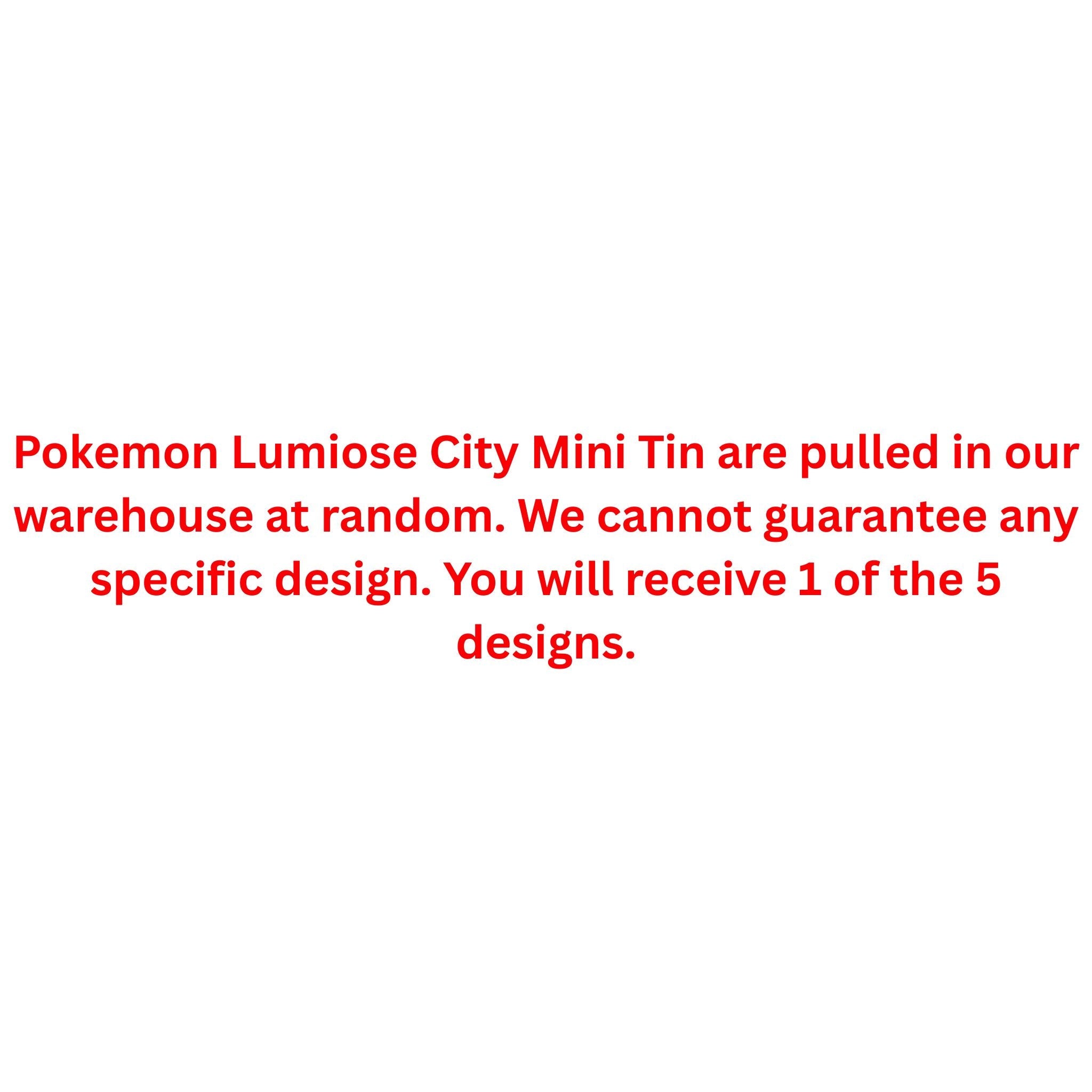 Pokemon Lumiose City Mini Tin