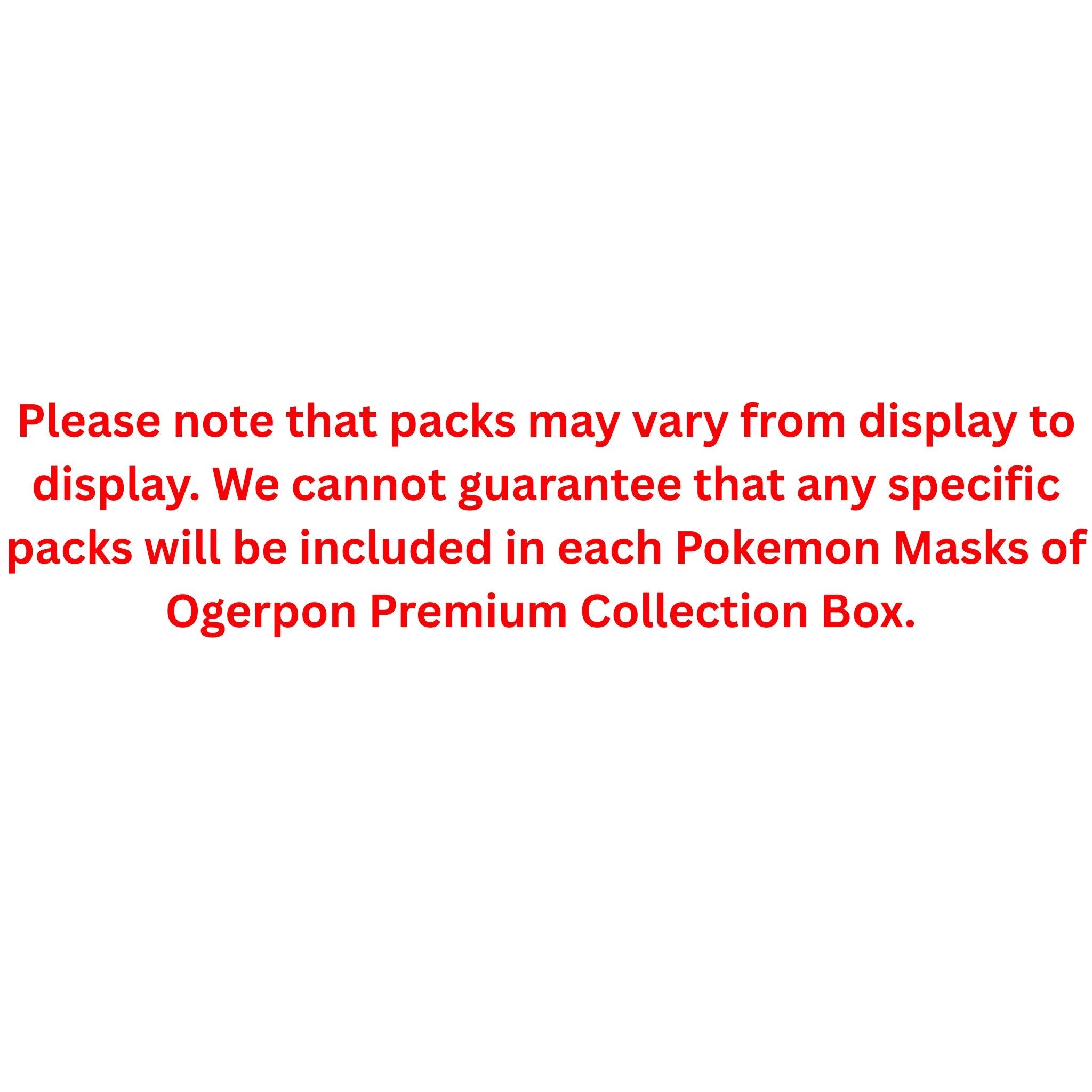 Pokemon Masks of Ogerpon Premium Collection Box