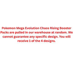 Pokemon Mega Evolution Chaos Rising Booster Pack