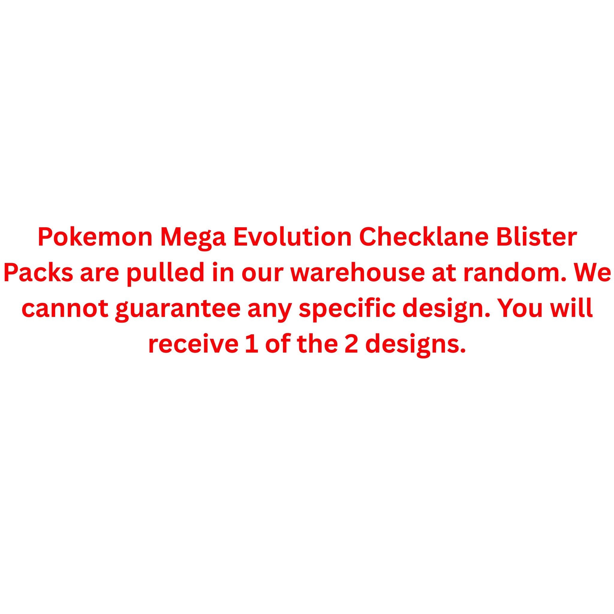 Pokemon Mega Evolution Checklane Blister Pack