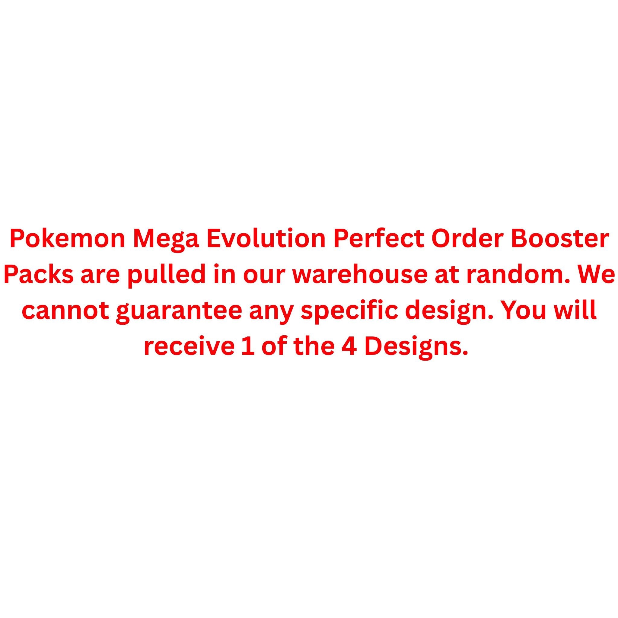 Pokemon Mega Evolution Perfect Order Booster Pack