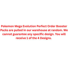 Pokemon Mega Evolution Perfect Order Booster Pack