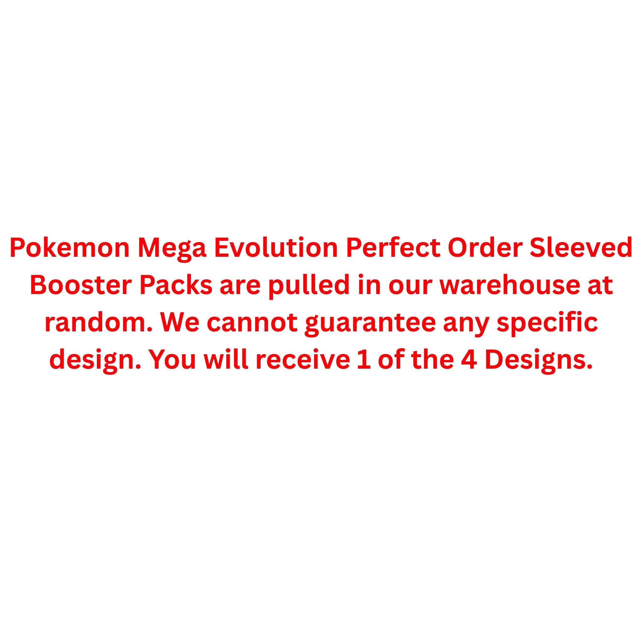 Pokemon Mega Evolution Perfect Order Sleeved Booster Pack