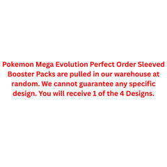 Pokemon Mega Evolution Perfect Order Sleeved Booster Pack