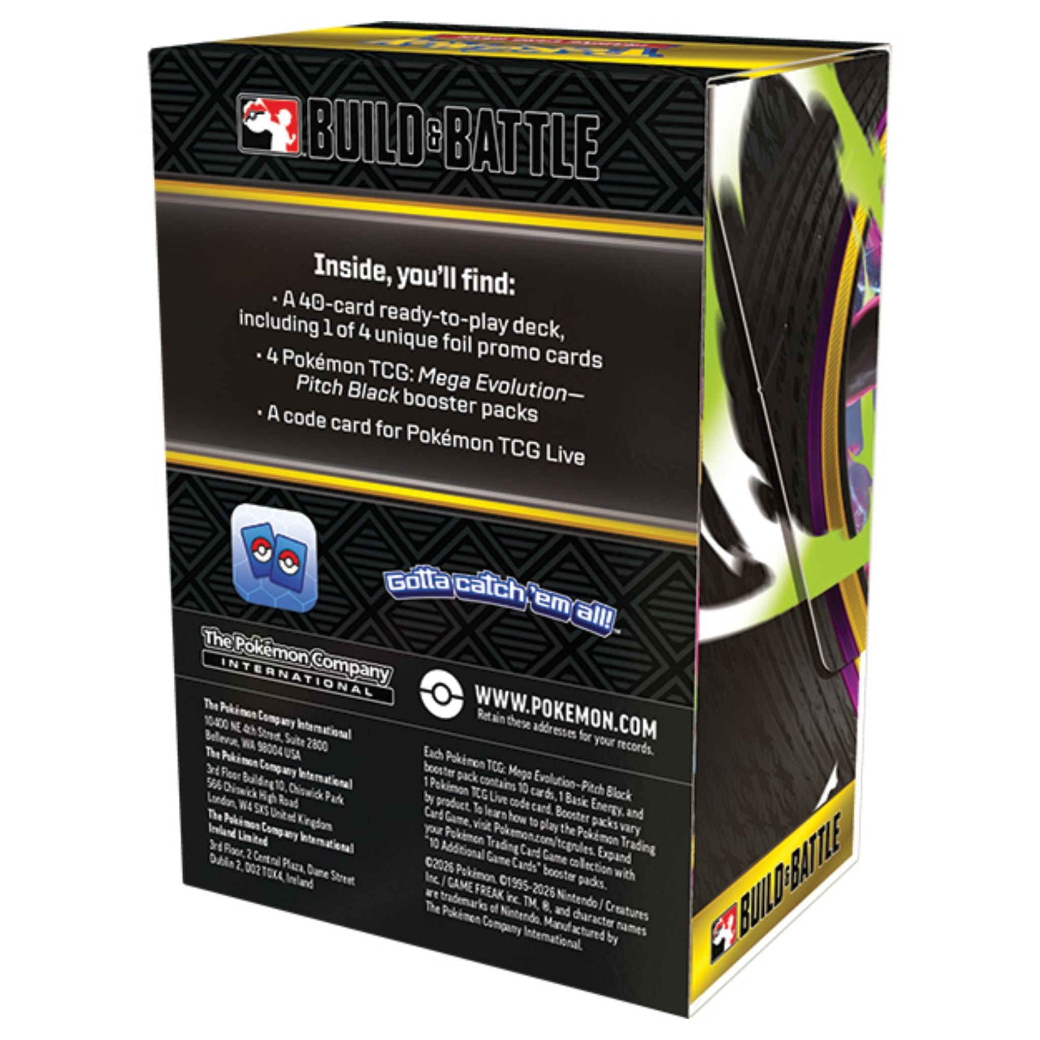 Pokemon Mega Evolution Pitch Black Build & Battle Box